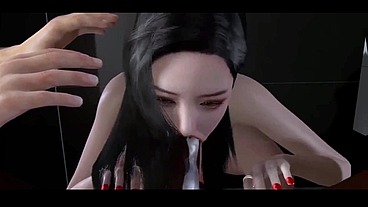 NTR Beauty cheating wife and BBC boss get fuck in front of her husban - 3D Hentai- V441