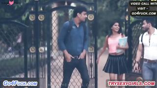 Home Tuition Students Arjun And Pooja Outdoor Sex