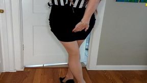 vicky vixx secretary wetting her panties over toilet