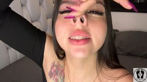 nose fetish nostrils fuck nose fake cumshot