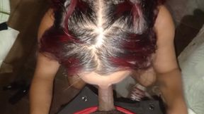 Trans Girl Sucking Cock Compilation of Her Delicious Blowjobs
