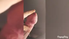 Hot guy with big ass and wet dick masturbates