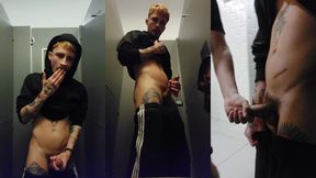 botei o safado pra me mamar no banheirao