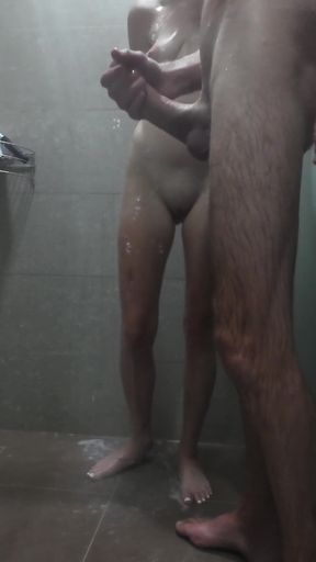 Being Fucked by a Stranger in a Public Shower Room