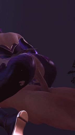 Ziyan Goddess Booty Bounce in 3D - 3D Animation