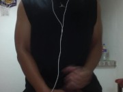 Stroking after workout