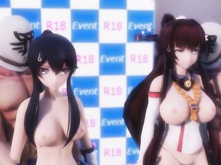 MMD cankolle sex yamato & yagi