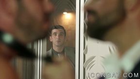 Muscular gay Billy Santoro rimmed and fucked by Adam Russo