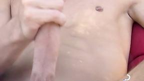 ”Chilling & smoking outdoor while stroking my prick”