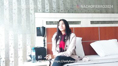 Amateur Latina shakes hard during her first casting pounding doggystyle