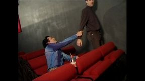 Amateur Vintage Porn with Gay Couple Ass Fucking and Cumming in Mouth at the Cinema