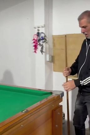 Sr Carmona and Victor Ferraz Playing Naked Billiards