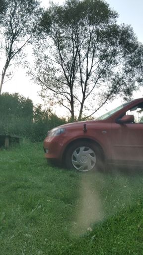 2026 BBC DILDO FUCK AGAINST THE CAR FENDER