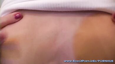 HOT JOI CUM ON MY TITS Countdown From Sexy Teen All-Star Sophie Strauss!