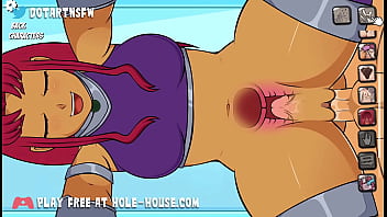 Starfire Full Scene Creampie Compliation Moaning Orgasms - Hole House Game [Rule 34, Hentai, Cartoon]