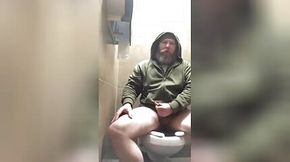 Truck Stop Jerking And Sperm All Over Stall