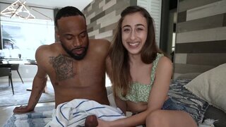 Adorable cuckoldress gets drilled by a huge black dick