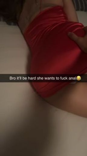 Sharing a bed with my roommate and we Anal Fuck Snapchat Cuckold
