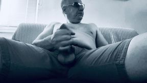 Mature Man Masturbating After Workout