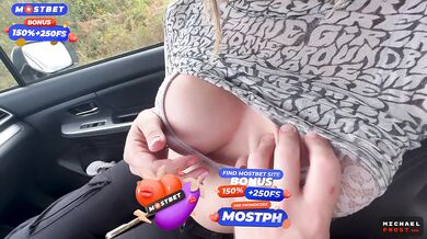 Hitchhiker rides dick with her tight ass paid in cum