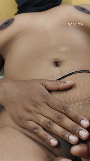 Sister-in-law's Black Pussy Fingered by Brother-in-law