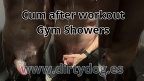 twink big cock cum in the gym showers