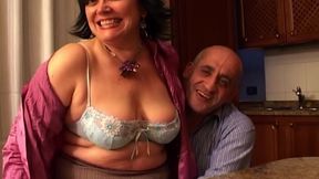 Horny MILF Gets Fingered and Fucked in Kitchen Romp