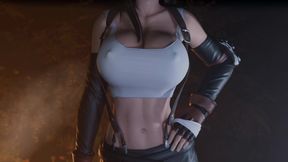 Tifa Lockhart - Handjob, Fellatio & Titjob Campfire Nights