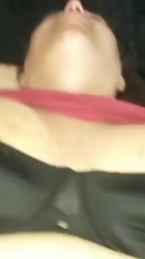 Hubby Fucking My Hairy Indian Pussy Missionary Legs up Cumming in My Mouth