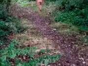Dared to walk 50 steps away from my clothes in forest