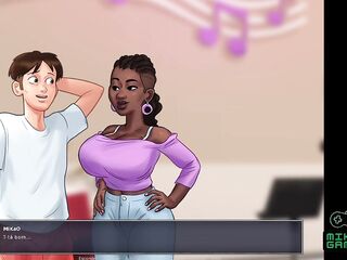 2D Porn Game, Summertime Saga movie 104 - Prof. Booty riding my Dick