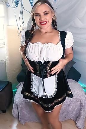 Octoberfest Blowjob and Face Fuck
