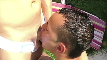 146 so sexy french twinks 20 YO fucking outdoor in the swimming pool