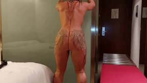 Inked vixen with big clit gets fucked hard and creampied