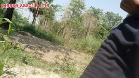 Desi bangali boy in forest fuk tree