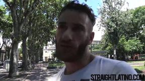 Horny bearded Latino getting raw banged POV style