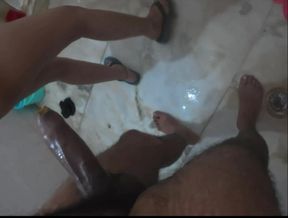 Brother-in-law, Fuck Me in the Bathroom Today. Quench the Thirst of My Pussy with Water