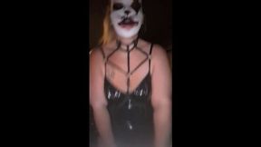 Petite Blonde And Hungry Kitty In Smoking Bbw Killer Kitty Clown With Big Tits And Ass Begging To Have Some Fun