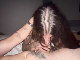 BLACKROOM LILACK TAUZY URUGUAYA CUM IN THROAT