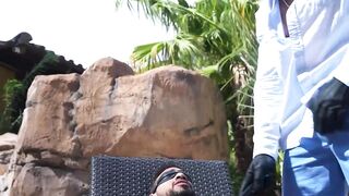 Outdoor Flogging & Paddle Spanking - Beefcake Hunks Rodrigio Amore And Roman Todd