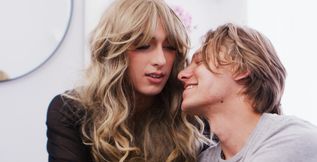 Sexy femboy loudly craves more cock as he fucks in insane positions