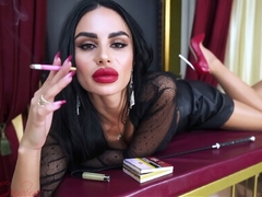 Goddess Ambra - Tease The Caged Ashtray