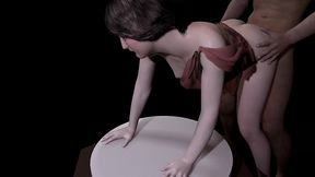 greek standing from the back - 3d porn