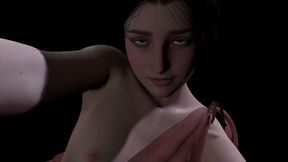 greek standing from the back - 3d porn