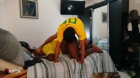 Gifted Short Friend Fucking My Ass Before the Game