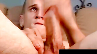 Swap-Suckers": Two hot babes share cock in an intense threesome POV blowjob session!