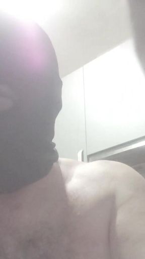 Fat mature handsome with big fat cock I put a plug two medium balls in my tight ass dirty to the bottom wide open