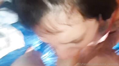 Argentine Dirty Talk Slaps Face Deep Throat Big Dick Sloppy Blowjob