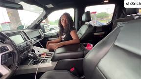 str8rich picks hot ebony anal slut at the gas station teens love anal sex big black cock