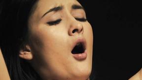 ”Cute girls get so turned on watching lesbian porn they copy it”